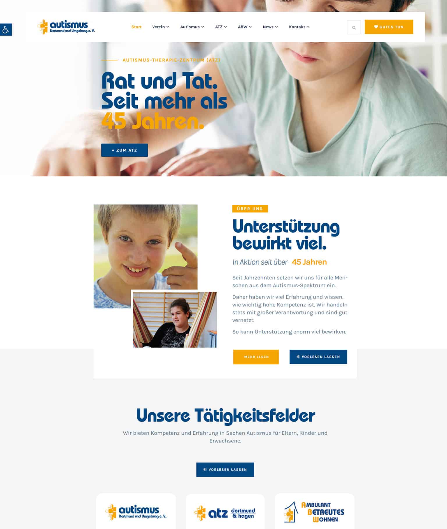 Referenz Verein autismus Dortmund und Umgebung - Startseite