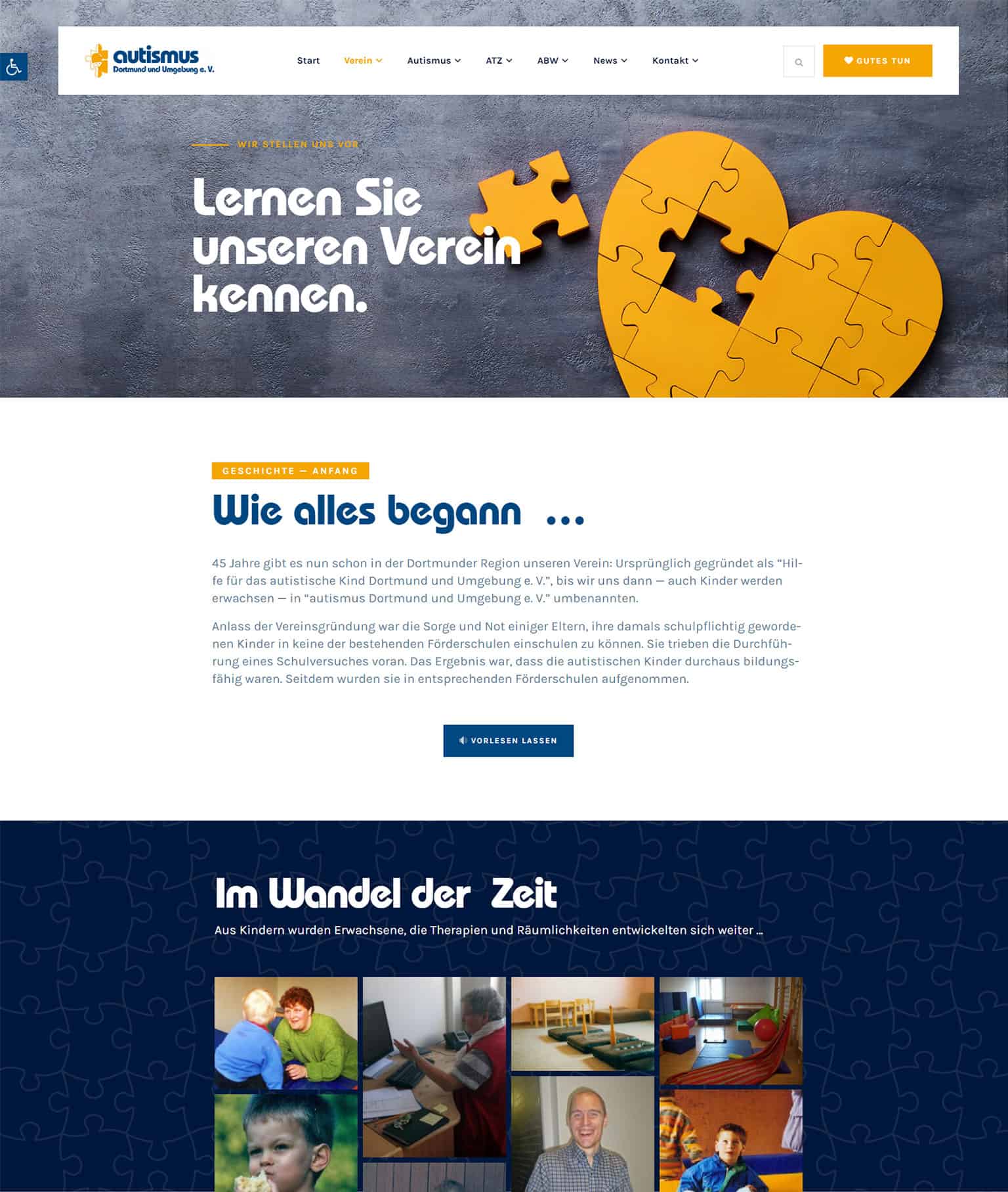 Referenz Verein autismus Dortmund und Umgebung - Über uns