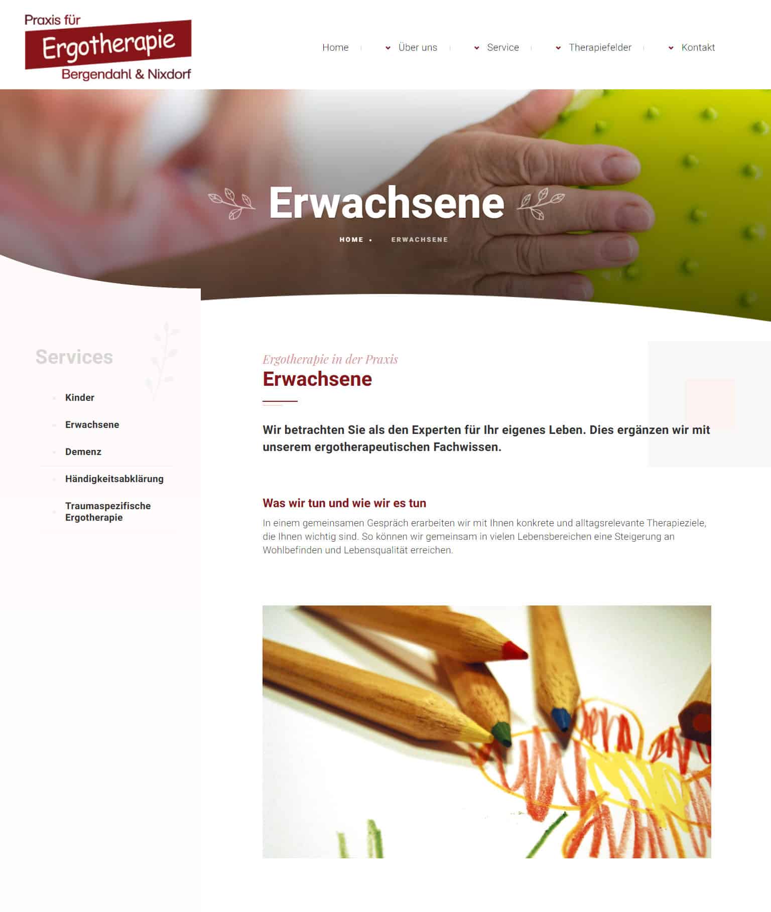 Ergotherapie für Erwachsene