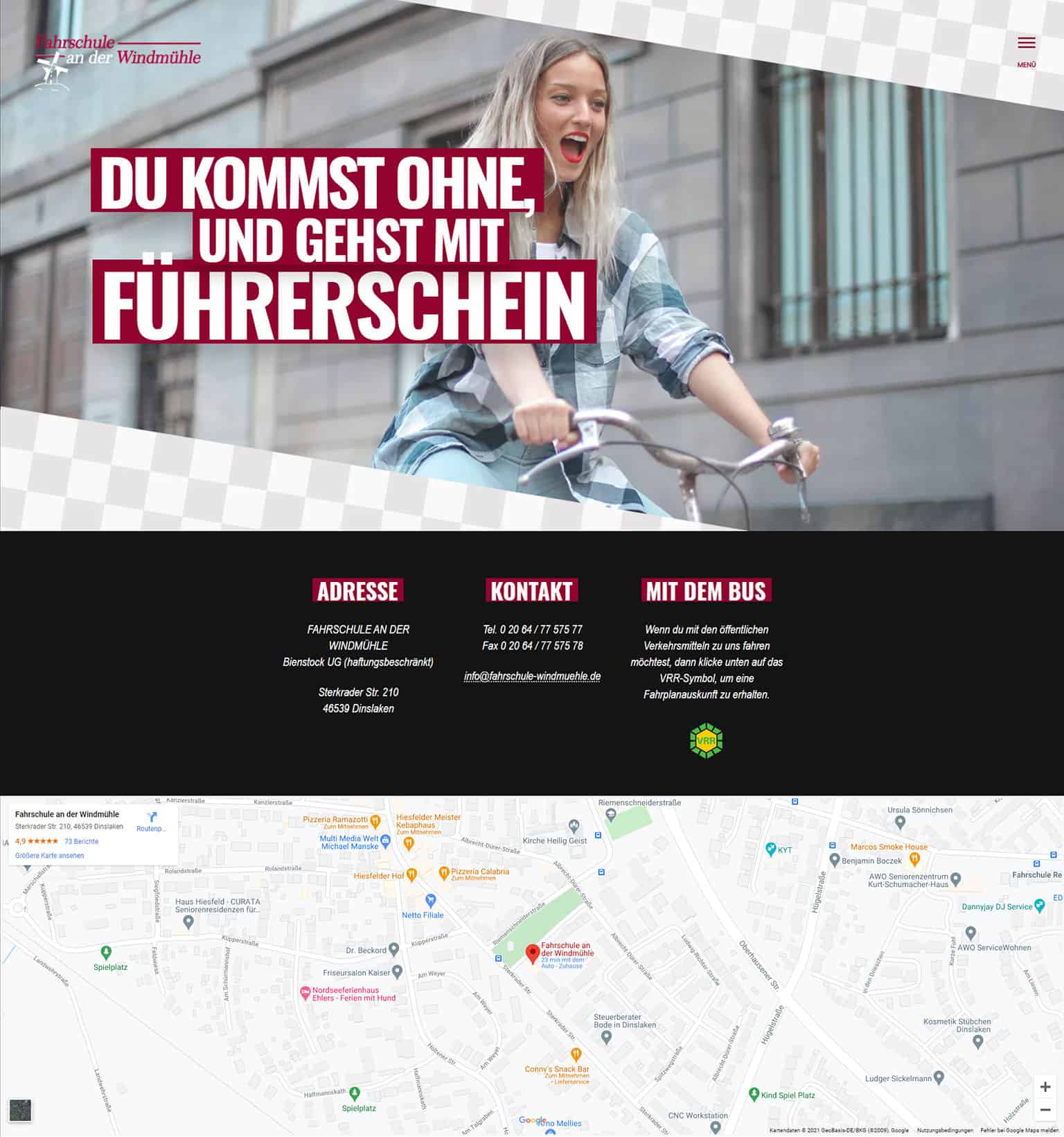 Referenz - Fahrschule an der Windmühle - Anfahrt