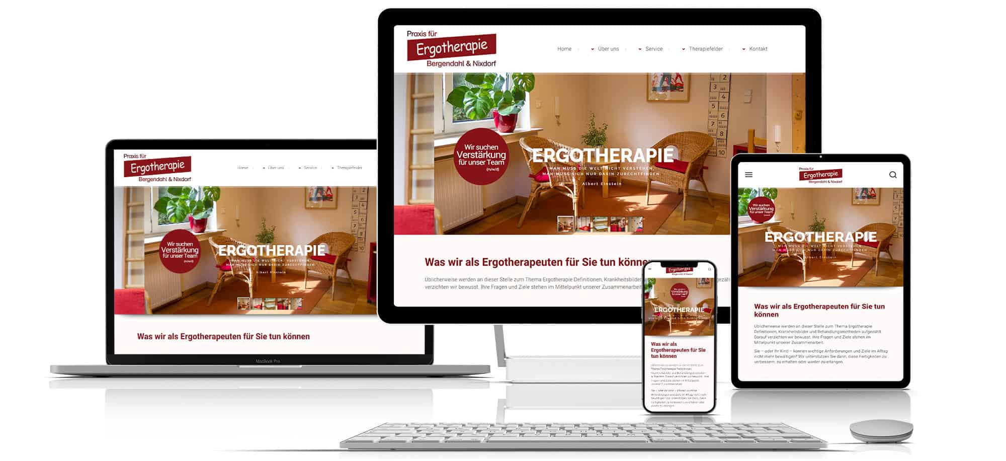 Webdesign Ärzte Therapeuten Heilberufe Responsive Preise Oberhausen